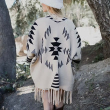 Load image into Gallery viewer, Aztec Luxe Ruana Shawl