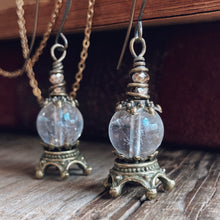 Load image into Gallery viewer, Crystal Ball Earrings x3