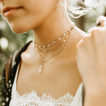 Load image into Gallery viewer, Dark Nights + Bright Stars Necklace