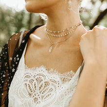 Load image into Gallery viewer, Dark Nights + Bright Stars Necklace