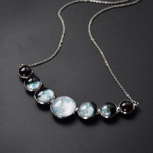 Load image into Gallery viewer, Moon Phase Bib Necklace