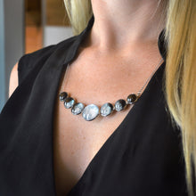 Load image into Gallery viewer, Moon Phase Bib Necklace
