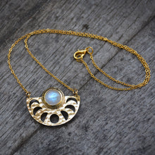 Load image into Gallery viewer, Moonstone Goddess Necklace