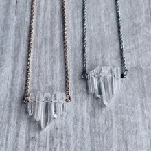 Load image into Gallery viewer, Clear Quartz Points Necklace
