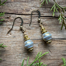 Load image into Gallery viewer, Vintage &amp; Gold Holiday Earrings
