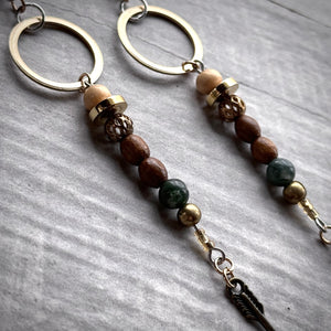 Western Boho Gold Arrow Earrings x3