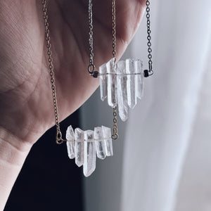 Clear Quartz Points Necklace