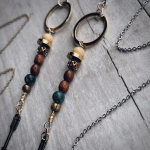 Western Boho Gold Arrow Earrings x3