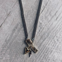 Load image into Gallery viewer, Love &amp; Light Charm Cluster Necklace
