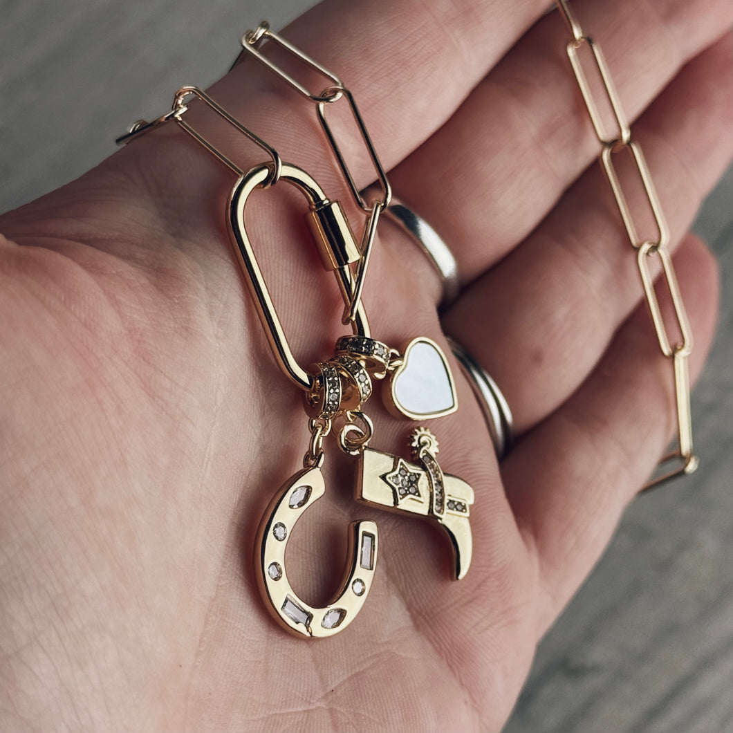 Lucky Charm Cluster Necklace