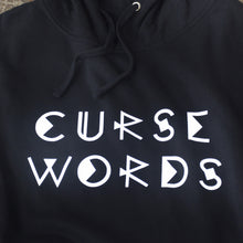 Load image into Gallery viewer, Curse Words Black Hoodie
