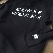Load image into Gallery viewer, Curse Words Black Hoodie
