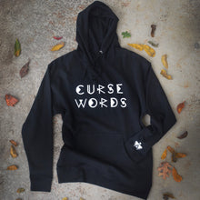 Load image into Gallery viewer, Curse Words Black Hoodie
