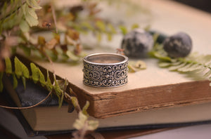 Sterling Silver Wide Band