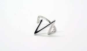Sterling Silver Heartbeat Ring