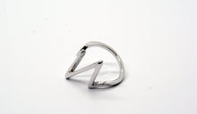 Load image into Gallery viewer, Sterling Silver Heartbeat Ring
