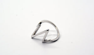 Sterling Silver Heartbeat Ring