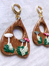 Load image into Gallery viewer, Forest with Planchette Earrings
