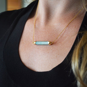 Jade Bar Necklace