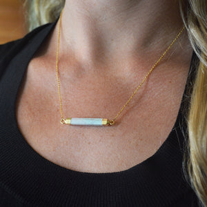 Marble Bar Necklace