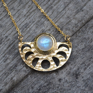 Moonstone Goddess Necklace