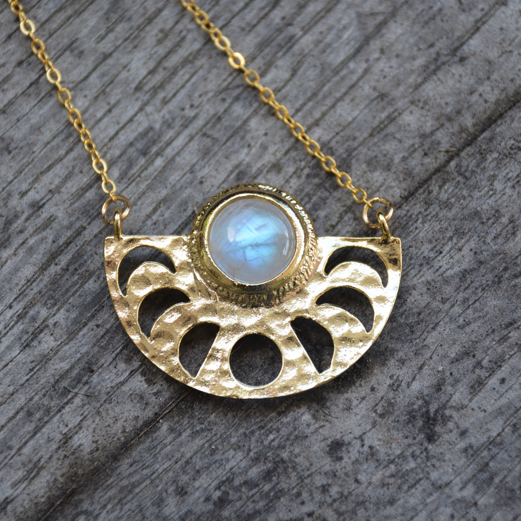 Moonstone Goddess Necklace