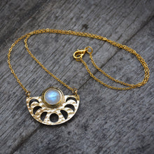 Load image into Gallery viewer, Moonstone Goddess Necklace
