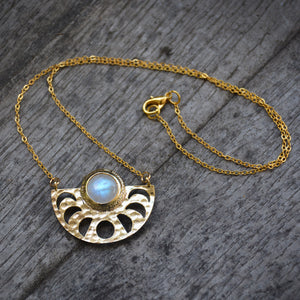 Moonstone Goddess Necklace