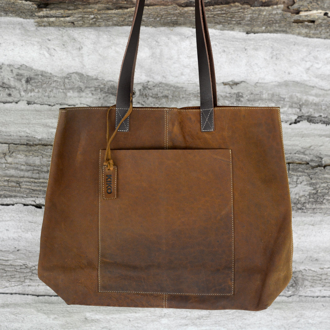 Brown Leather Tote