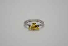 Load image into Gallery viewer, Sterling Silver Sweet Honey Bee Ring
