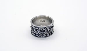 Sterling Silver Wide Band
