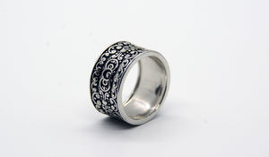 Sterling Silver Wide Band