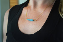 Load image into Gallery viewer, Turquoise Bar Necklace
