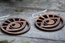 Load image into Gallery viewer, Universal Eye Hoops Earrings

