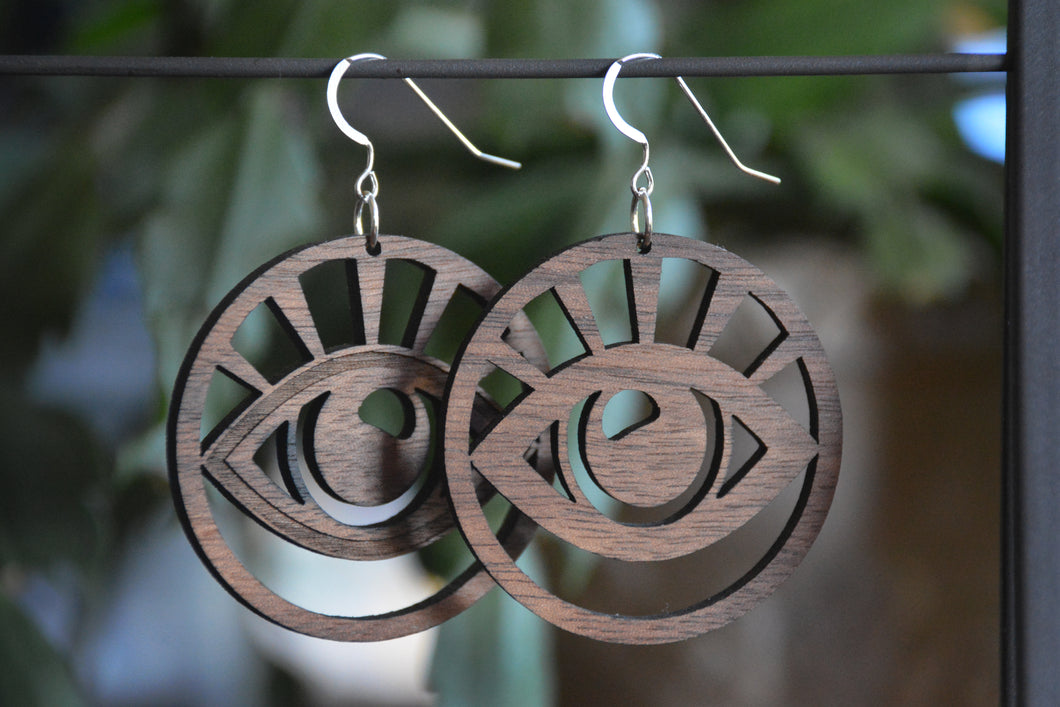 Universal Eye Hoops Earrings