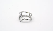Load image into Gallery viewer, Sterling Silver VV Ring
