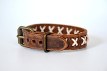 Load image into Gallery viewer, Vintage White Laced X Bracelet
