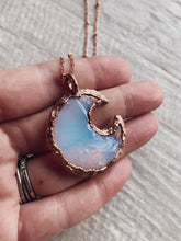Load image into Gallery viewer, Opalite Moon Necklace
