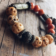 Load image into Gallery viewer, Persimmon Beaded Bracelet
