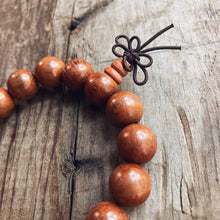 Load image into Gallery viewer, Rosewood Beaded Mala Bracelet
