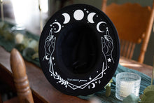 Load image into Gallery viewer, MOON PHASE WIDE BRIM HATS
