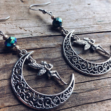 Load image into Gallery viewer, Fairy Moon Earrings
