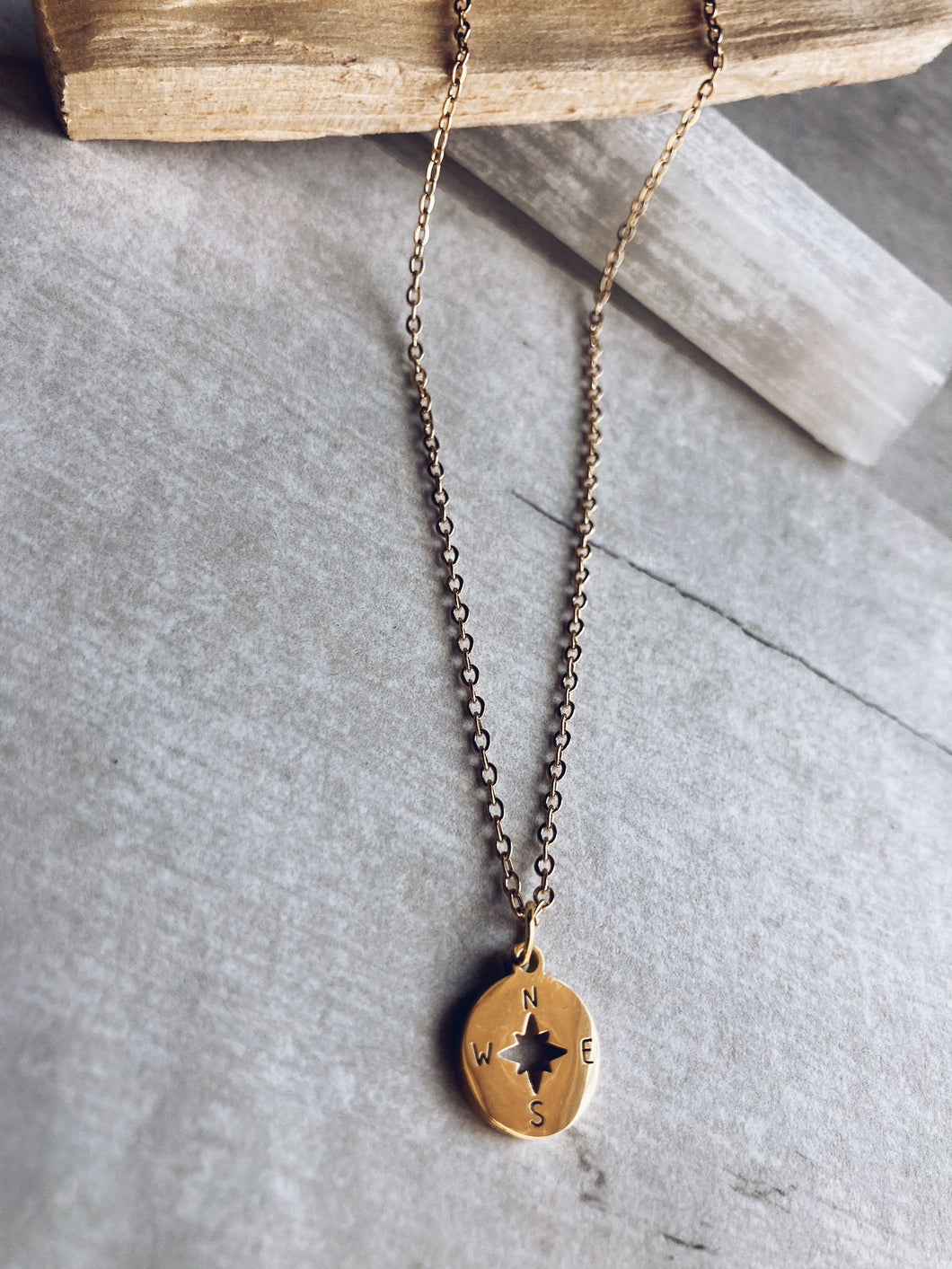 Small Compass Necklace