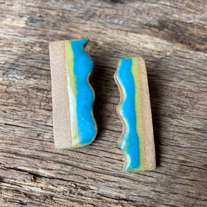 Ceramic Studs by Casey Gries