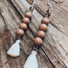 Load image into Gallery viewer, Boho Wooden Beaded Earrings
